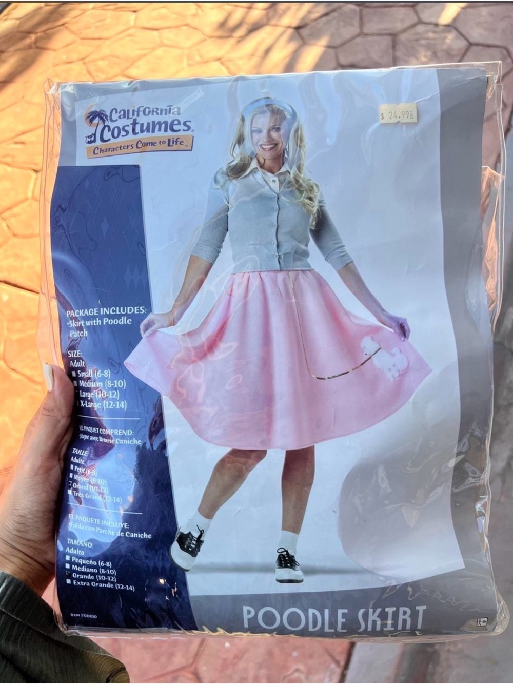 California Costumes Pink Poodle Skirt Costume